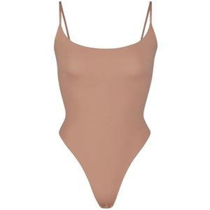 SKIMS Fits everybody camisole thong bodysuit in Sienna